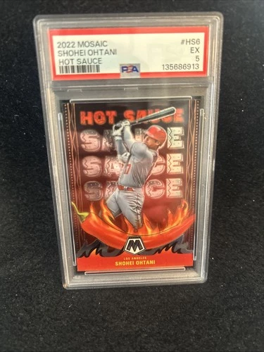 PSA 5 2022 MOSAIC HOT SAUCE SHOHEI OHTANI