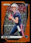 2024 Panini Prizm Drake Maye (RC) Orange Disco #329