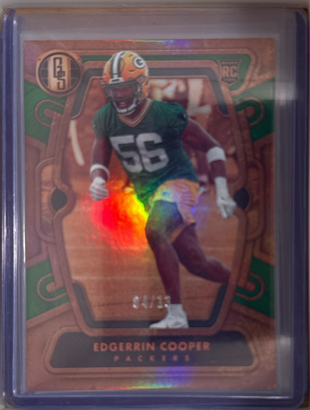 2024 Gold Standard FOTL Edgerrin Cooper Emerald /13 RC ROOKIE SSP Packers