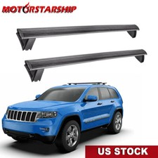 Roof Rack Cross Bars Luggage Carrier Fit 11-21 Jeep Grand Cherokee W Side Rails