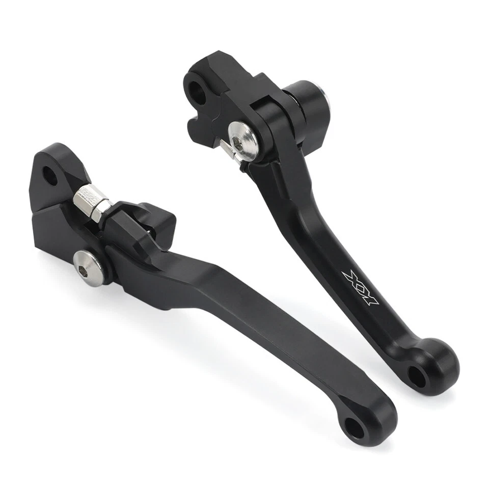 Palancas de embrague de freno con mango CNC todoterreno para KAWASAKI KX65 KX85 KX100 KX112 KX250 Foto 4 de 4