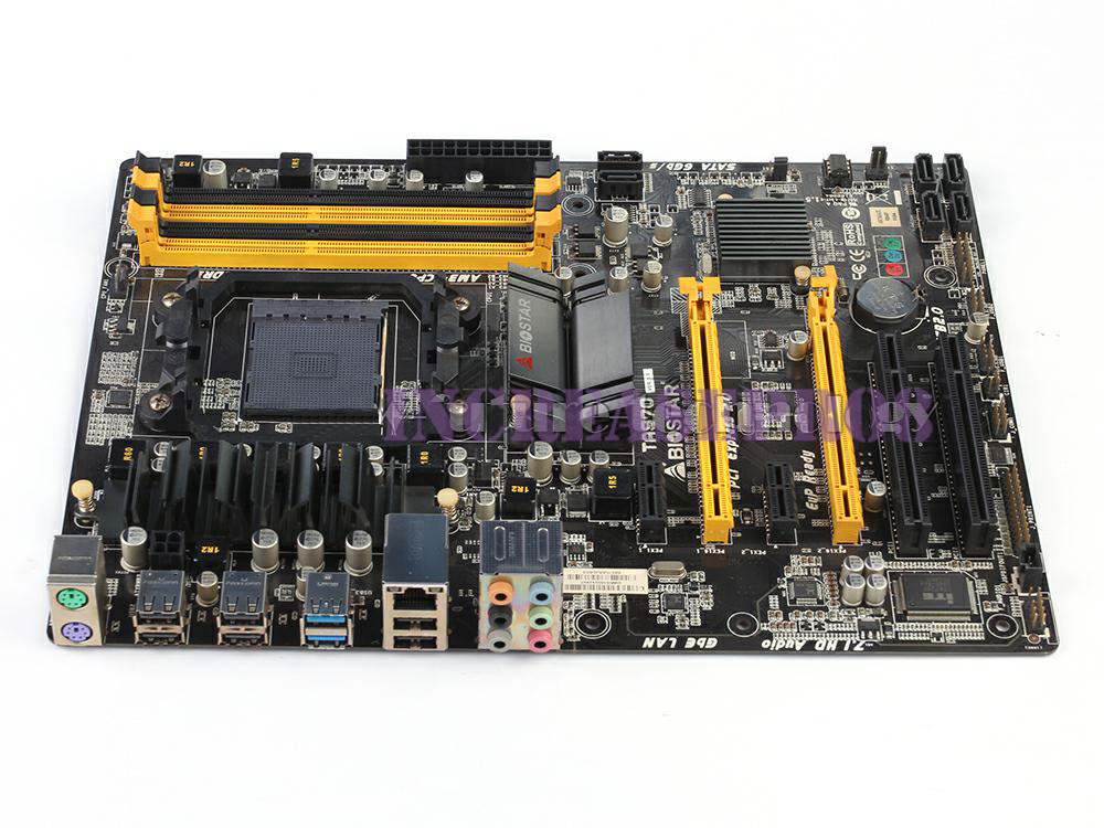 Biostar TA970 Motherboard Socket AM3+ AMD 970 DDR3 SDRAM USB