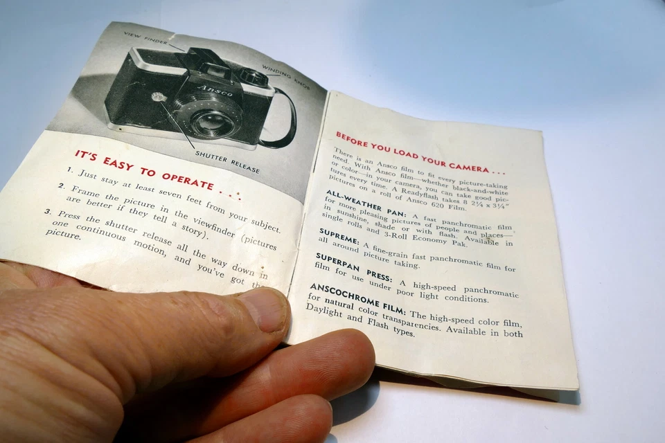 Ansco Ready Flash 620 cámara manual guía de instrucciones ES  Foto 4 de 4