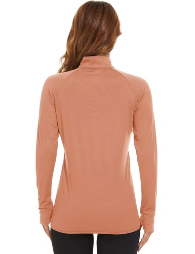 Women's UPF50+ Sun Protection Jacket Full-Zip Up Long Sleeve Lightweight Shirts - Picture 96 of 103