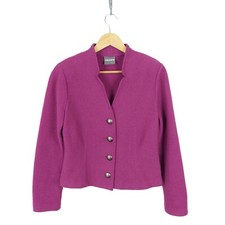 Geiger Women's Pink Wool Blazer Jacket Size 36