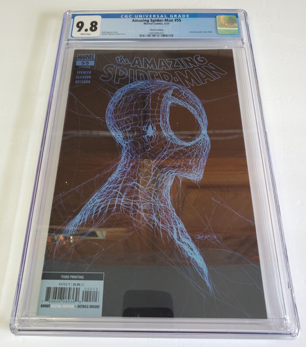 Amazing Spider-Man Issue #55 Comic Book. Patrick Gleason Cover. CGC Graded. 2021 - Picture 6 of 6