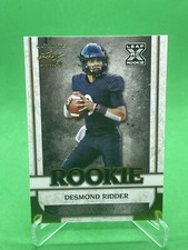 2022 Leaf Ultimate Draft Rookie Exclusive Desmond Ridder Gold #99