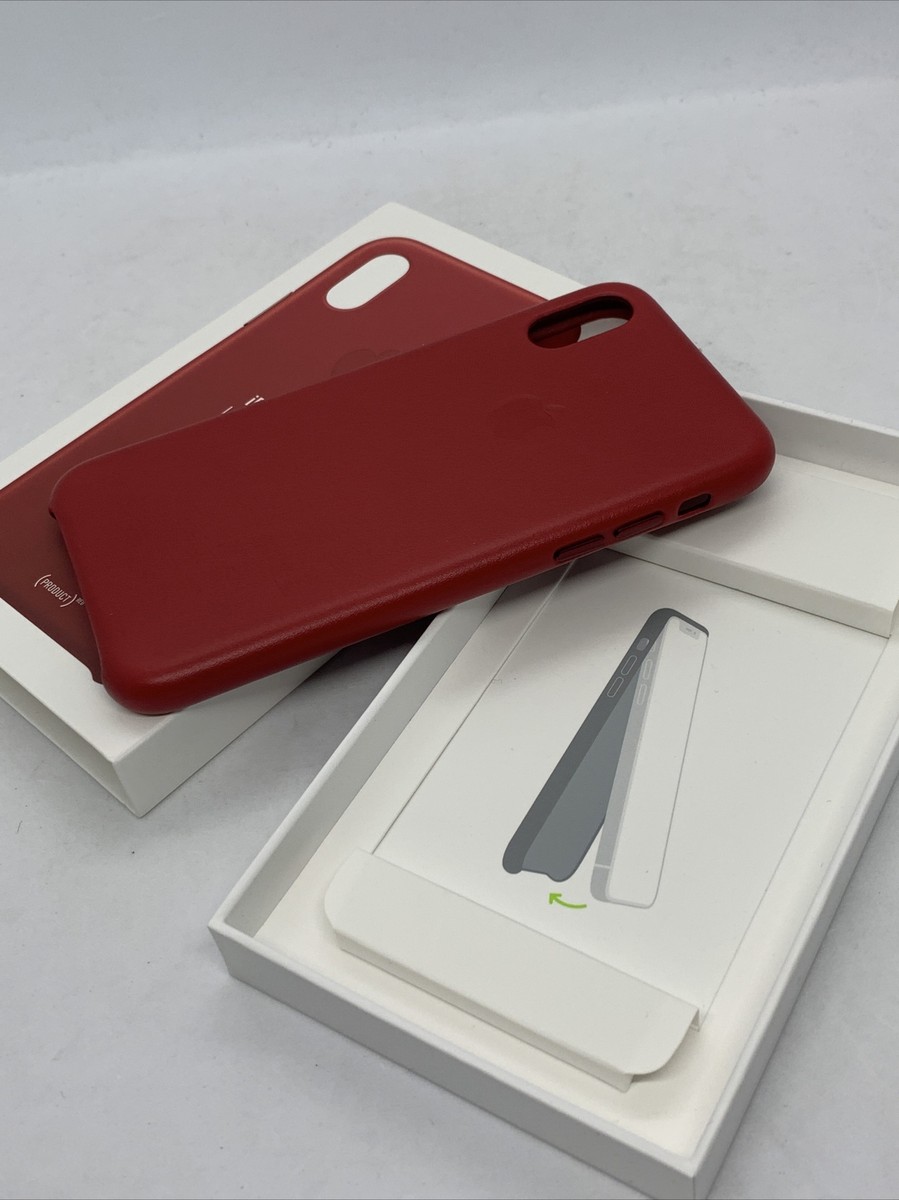 Official Genuine Apple iPhone X / XS Leather Case Product Official Genuine Apple iPhone X / XS Leather Case Product