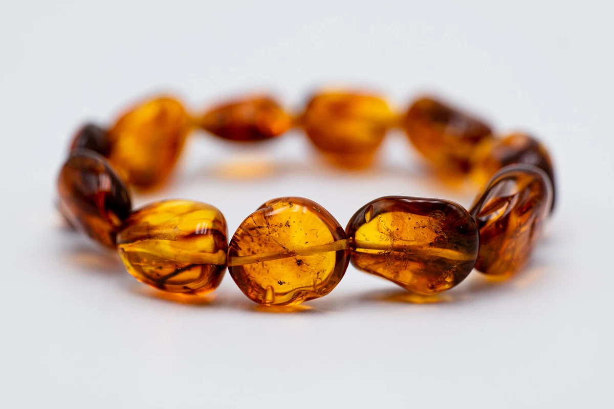 Amber teething shop bracelet ebay