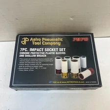 Astro Pneumatic 7870 7 piece Impact Socket Set Protective Sleeves