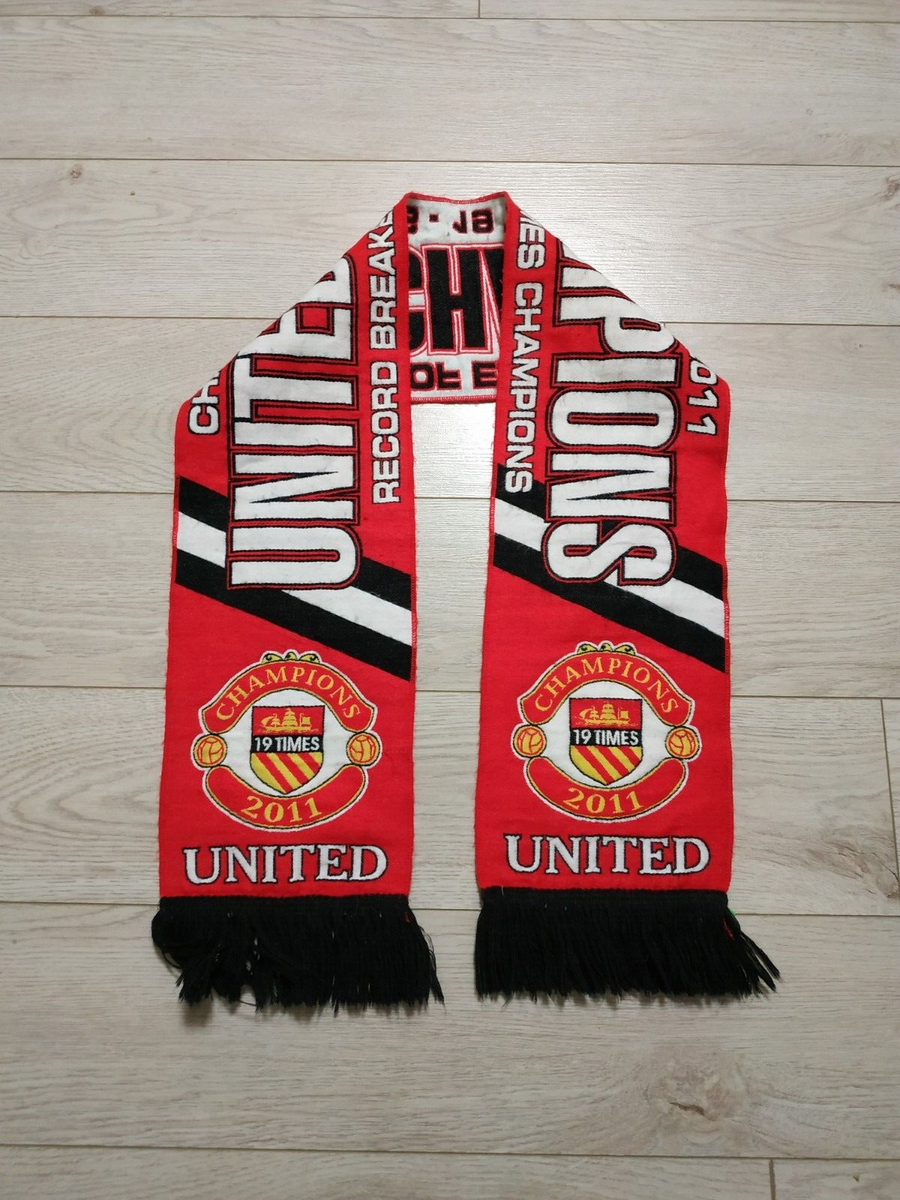 Manchester United FAN football scarf Champions 2011 | eBay