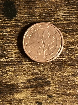 2002 Germany 1 One Euro Cent Actual Coin TK9132* | eBay