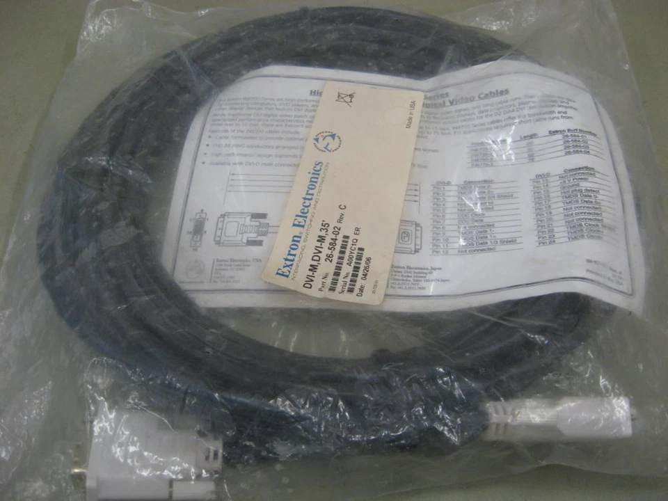Extron Electronics 26-584-02 High Performance Digital Video Cable - Image 2 of 4