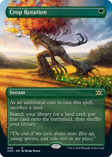 Crop Rotation (JP Alternate Art) (Silver Scroll Foil) Secrets of
