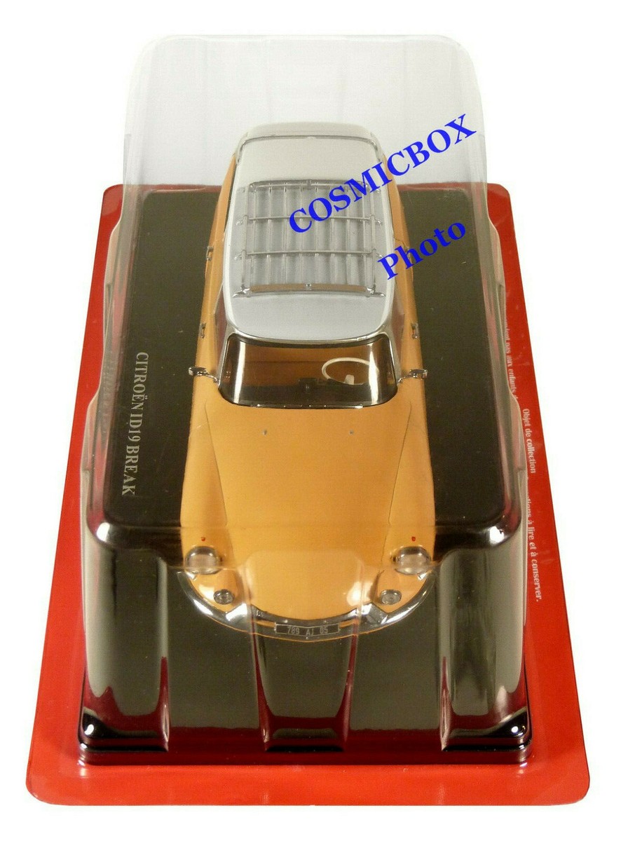 【CITROEN コレクション 1/24】CITROEN ID19 BREAK CITROEN ID 19 break diecast orange bicolor car scale 1/24