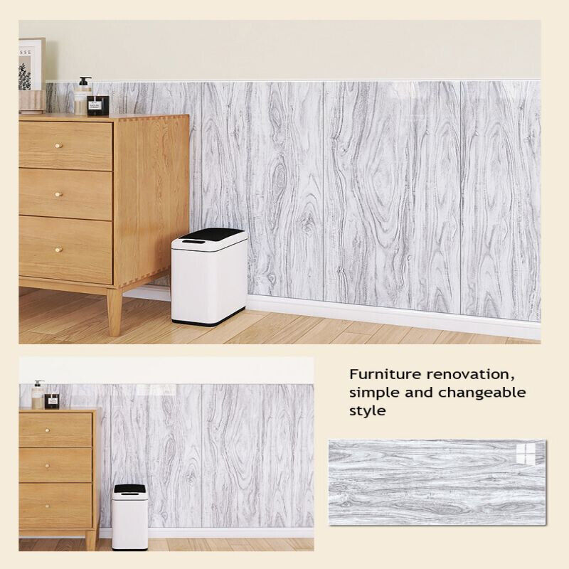 10PCS SelfAdhesive Marble Tiles Sticker Stick On Wall Floor Kitchen