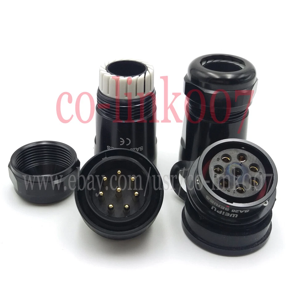 WEIPU SA28 2-26Pin Circular Waterproof IP67 Connector Plug Socket,Aviation Plug - Image 4 of 4