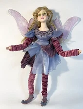 INNOVATION  Earth Angels Garden Fairy Plastic Figurines Colors Dress 11 Inch
