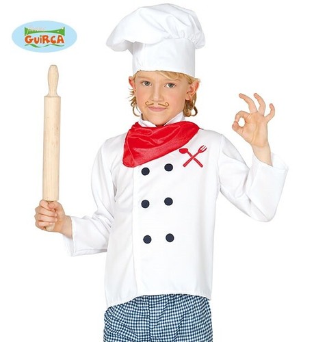 Niños Chef Elegante Vestido Disfraz Niños Chef Cocinero Conjunto Nuevo fg | eBay