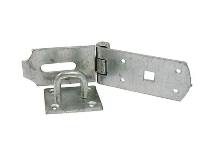 TIMCO Heavy Duty Hasp & Staple Secure Bolt On Hot Dipped Galvanised - 8""