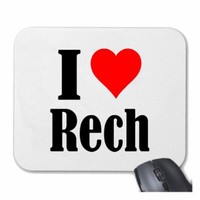 Mousepad Mauspad I Love Rech Ich Liebe Rech