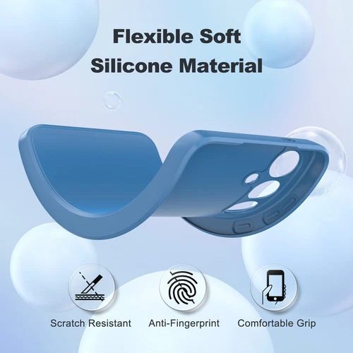 Für Samsung Galaxy S24 Ultra Plus Flüssig Silikon Hülle Robust Stoßfest Cover - Bild 40 von 45