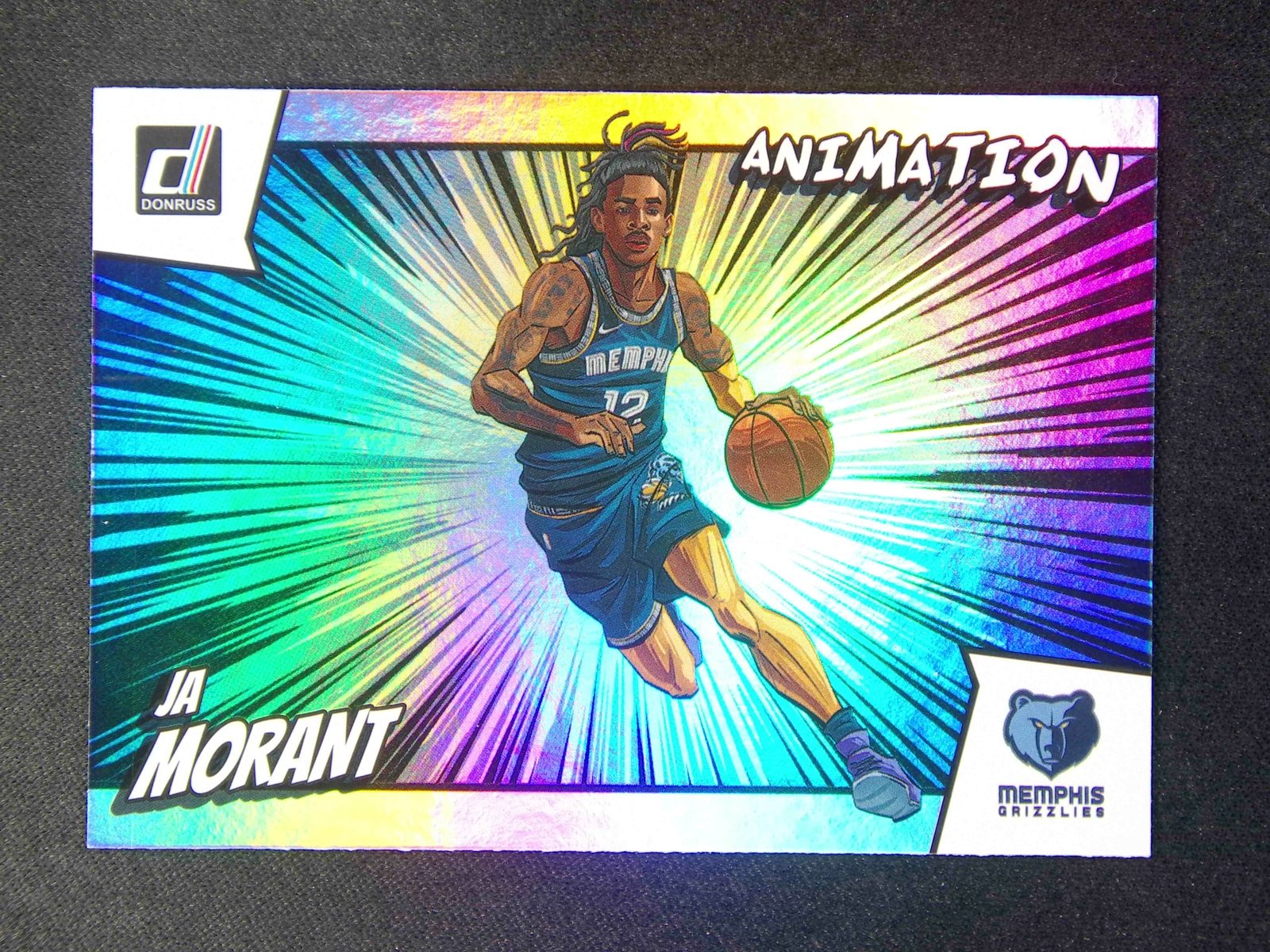 2022-23 Panini Donruss Ja Morant #7 Animation Case Hit SSP