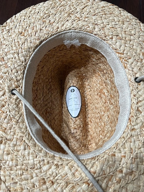 Straw Hat Drawstring Summer Club Styled In Australia Mens Straw Hat w/ Draw String | eBay