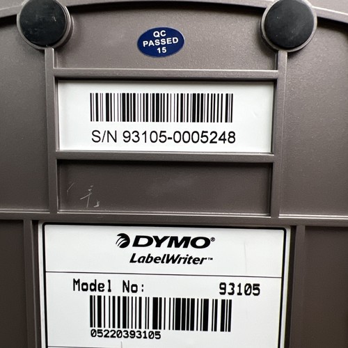 Dymo LabelWriter Duo Thermal Printer Model 93105 Label Maker WORKS NO CORD - Imagen 10 de 11