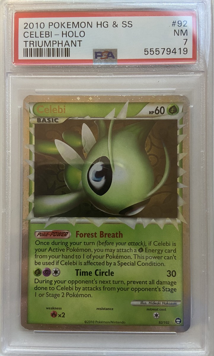 Celebi Prime Triumphant 92/102 PSA 7 NM Graded Card Pokemon | eBay