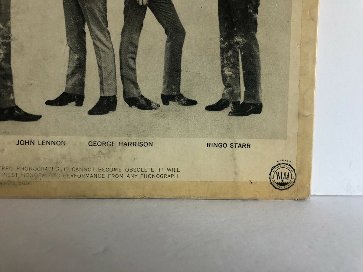Original Meet The Beatles! LP Album 1966 Capitol Final Mono