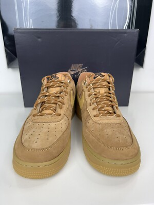 Nike Air Force 1 '07 WB Low Flax CJ9179-200 Men's Size 9.5