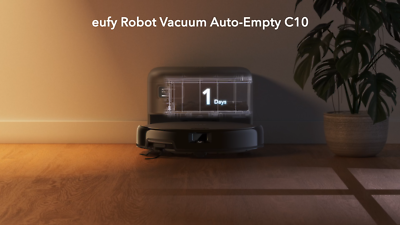 eufy Robot Vacuum C10 Self Emptying Station Up to 60 Days Edge