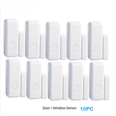 Mini Wireless 433MHz Magnetic Window Door Sensor Alarm System Home Burglar Kits