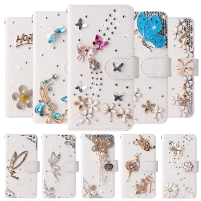 Flip Weiß Leader Wallet Handyhülle Case For Samsung S8 S9 Plus S23 S22 S21 S20