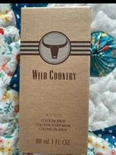 Avon Wild Country Cologne Spray 3 oz And After Shave  Set 2 PC new presentation