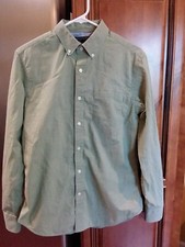 Banana Republic Men's Size S Soft Wash Slim Fit Green Button Up Shirt