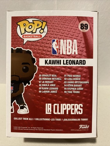 Kawhi Leonard Funko POP! NBA Los Angeles Clippers #89 - Picture 3 of 4