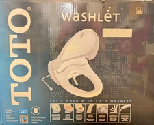 New TOTO Washlet Elongated Bidet Seat SoftClose Lid T1SW2491#01 Remote Control