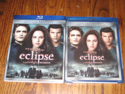 Twilight Eclipse Special Edition  Blu Ray + Slip Cover- NEW!