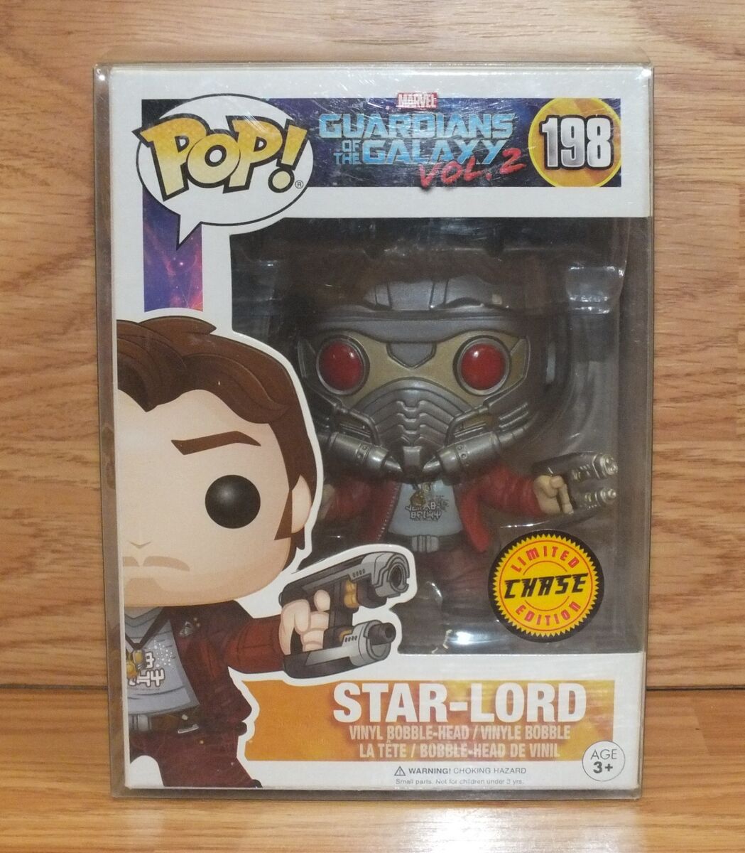 Funko Pop! Star-lord CHASE #198 Guardians Of The Galaxy 2