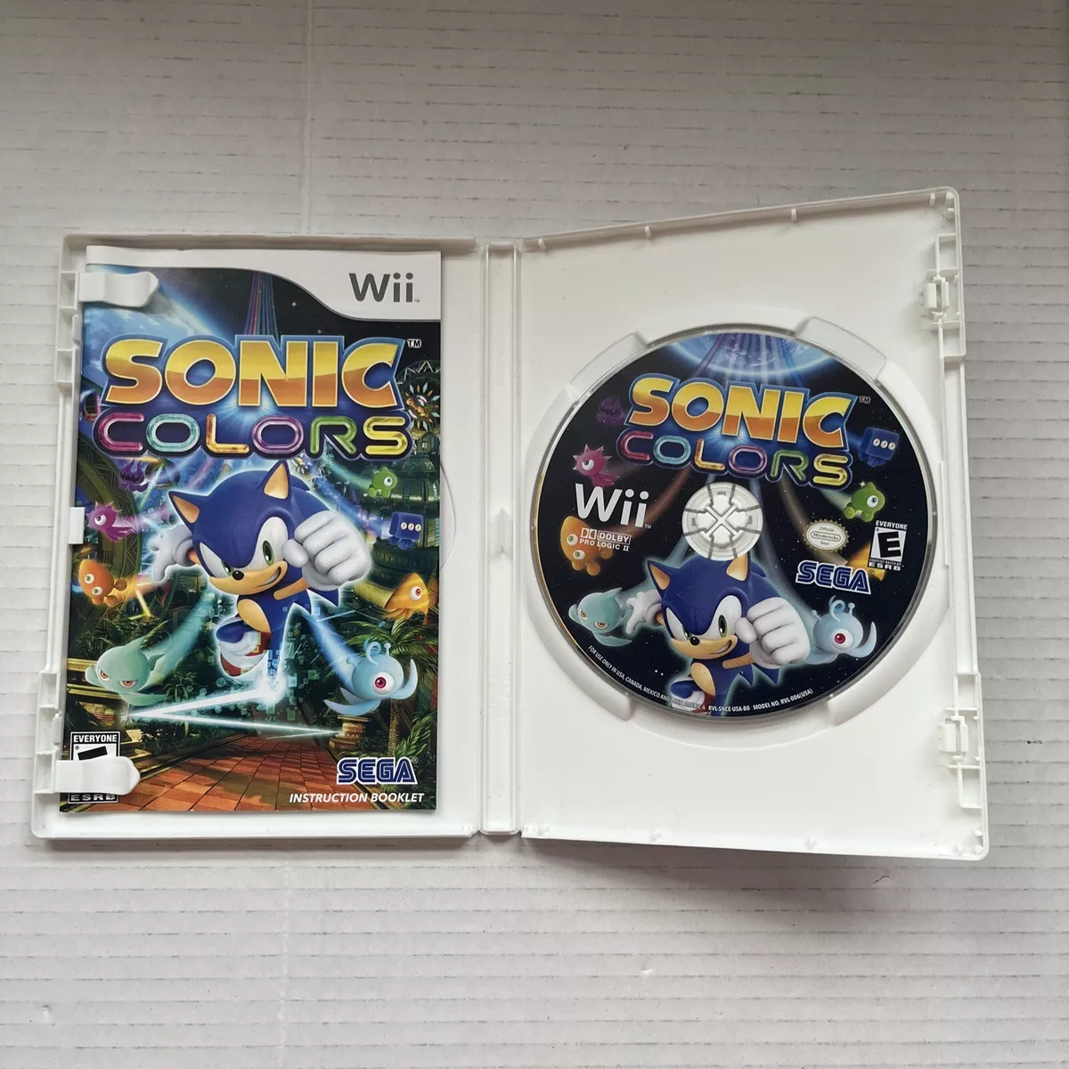  Sonic Colors - Nintendo Wii : Sega of America Inc: Video Games