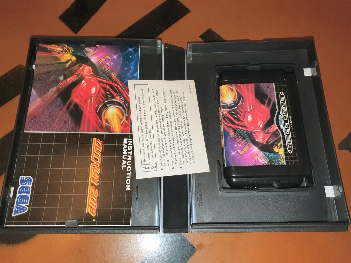 OutRun Sur Megadrive - Version PAL Euro - Complet Avec Boîtier (CIB) - Bon état