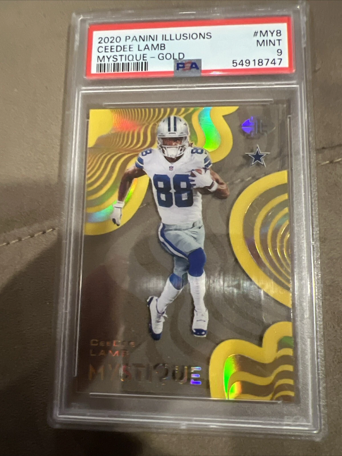 CeeDee Lamb Panini Illusions Mystique #MY8 Gold