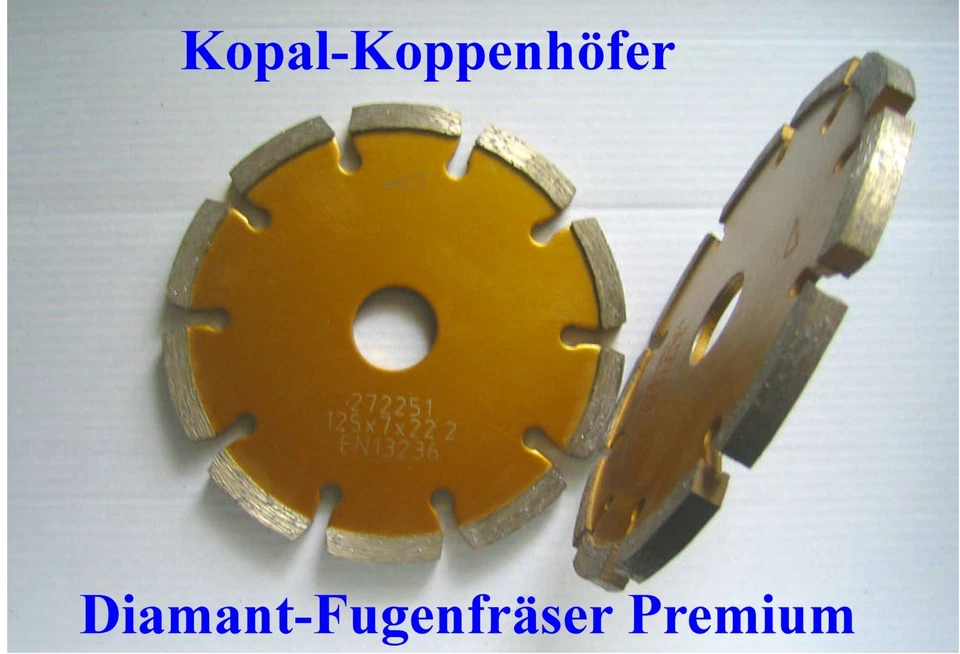 KOPAL Diamant-Fugenfräser 125 x 6,4 mm -Neu- Top !!