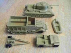 1972 MARX  Desert Fox Playset 2nd full set of tan U.S. Armor
