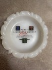 Vintage Public Livestock Market Center Billings Montana Ceramic Ashtray / Dish — photo 1