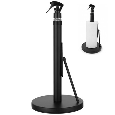 Calolin 2-in-1 Paper Towel Holder with Spray Bottle, Standing Countertop... 