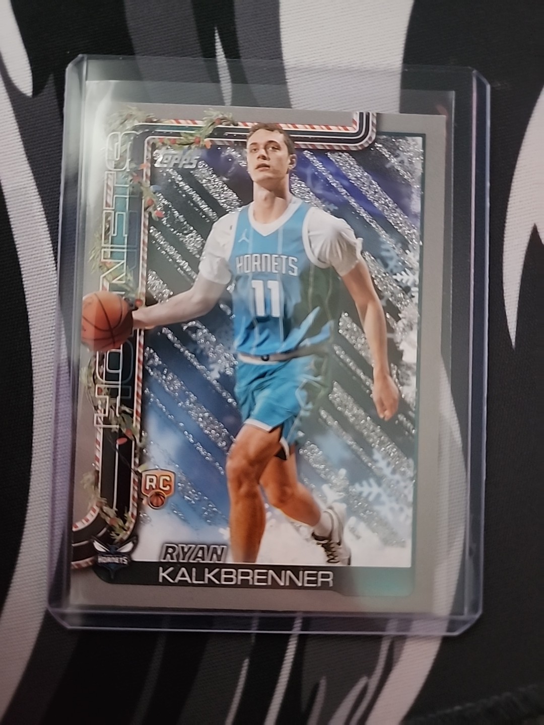 2025-26 Topps Holiday - Ryan Kalkbrenner #H194 Holiday Silver Glitter (RC)