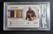 2010-11 Panini National Treasures Lamar Odom Century Prime Materials Patch /25